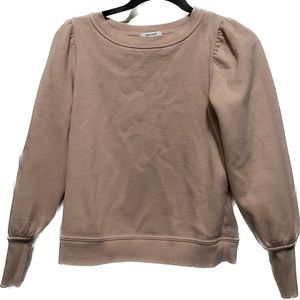 Nine West Pink Puff Sleeves Sweater